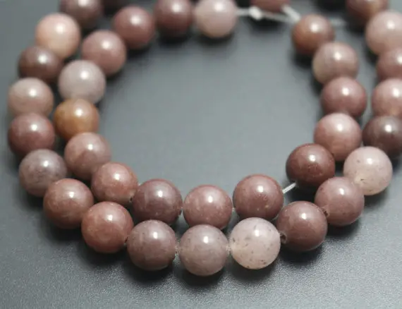 Purple Aventurine Gemstone Beads,4mm/6mm/8mm/10mm/12mm Smooth And Round Stone Beads,15 Inches One Starand
