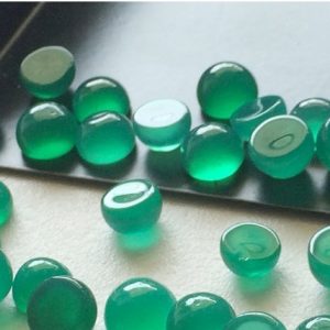 Shop Onyx Round Beads! 6-6.5mm Green Onyx Plain Round Cabochons, Onyx Flat Back Cabochons, Green Onyx Round Gems For Jewelry (10Cts To 50Cts Options) – PG390 | Natural genuine round Onyx beads for beading and jewelry making.  #jewelry #beads #beadedjewelry #diyjewelry #jewelrymaking #beadstore #beading #affiliate #ad
