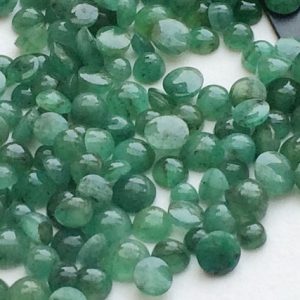Shop Emerald Round Beads! 3-5mm Emerald Plain Round Cabochons, Loose Emerald Gems Lot, Original Emerald, Emerald Flat Back Gems For Jewelry (10Cts To 50Cts Options) | Natural genuine round Emerald beads for beading and jewelry making.  #jewelry #beads #beadedjewelry #diyjewelry #jewelrymaking #beadstore #beading #affiliate #ad