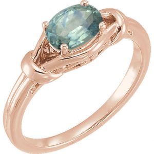 Shop Unique Sapphire Engagement Rings! Montana Sapphire Engagement Ring; Genuine Oval Sapphire in Solid 14k Rose, White, or Yellow Real Gold Knot Band – American Gemstone | Natural genuine Sapphire rings, simple unique alternative gemstone engagement rings. #rings #jewelry #bridal #wedding #jewelryaccessories #engagementrings #weddingideas #affiliate #ad