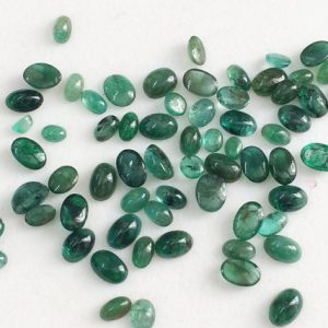 3x4mm – 4x6mm Emerald Plain Oval Stones, Natural Loose Emerald Gemstone Lot, Original Emerald, Emerald For Jewelry (1Ct To 5Cts Options) | Natural genuine other-shape Emerald beads for beading and jewelry making.  #jewelry #beads #beadedjewelry #diyjewelry #jewelrymaking #beadstore #beading #affiliate #ad