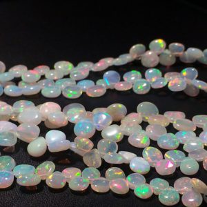4-7mm Ethiopian Welo Opal Plain Heart Shaped Briolettes, Opal Heart Beads, Ethiopian Welo Opal For Jewelry (15Pcs To 30Pcs Option) – AGA19 | Natural genuine other-shape Gemstone beads for beading and jewelry making.  #jewelry #beads #beadedjewelry #diyjewelry #jewelrymaking #beadstore #beading #affiliate #ad