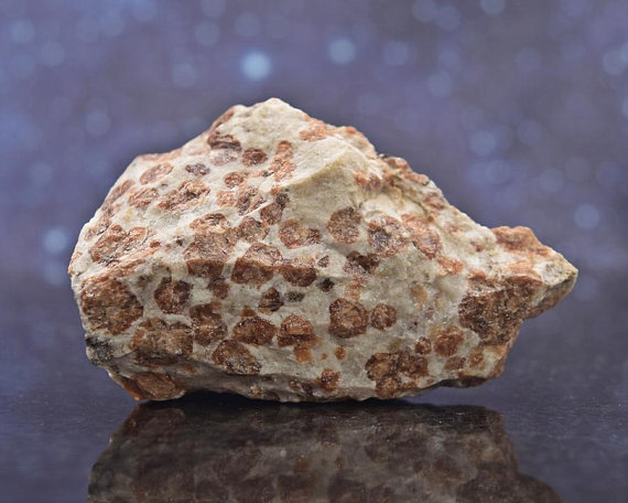 Raw Spessartine Garnets In Matrix From Namibia | Spessartite | Unusual And Rare | 2.69" | 85.6 Grams