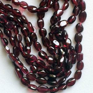 Shop Garnet Faceted Beads! 6-8mm Garnet Oval Beads, Natural Garnet Oval Beads, Garnet For Jewelry, 13 Inch Garent Beads For Necklace (1ST to 5ST Options) – RAMA94 | Natural genuine faceted Garnet beads for beading and jewelry making.  #jewelry #beads #beadedjewelry #diyjewelry #jewelrymaking #beadstore #beading #affiliate #ad