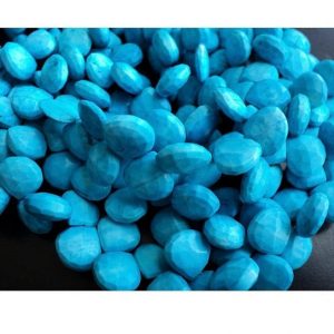 Shop Turquoise Faceted Beads! 8-9mm Chinese Turquoise Faceted Heart Briolettes, Chinese Turquoise Faceted Heart Beads, Chinese Turquoise Heart For Jewelry (4IN To 8IN) | Natural genuine faceted Turquoise beads for beading and jewelry making.  #jewelry #beads #beadedjewelry #diyjewelry #jewelrymaking #beadstore #beading #affiliate #ad