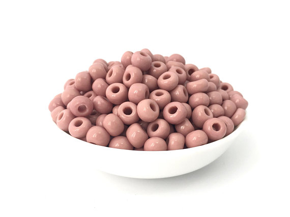 20g 31/0 Large Hole Seed Bead, Dusty Pink, Czech Glass Bead, Macrame Bead, Spacer Bead, Diy Craft, Jewelry Making Bead, 4816, Sb4-9 20g 31/0 Large Hole Seed Bead, Dusty Pink, Czech Glass Bead, Macrame Bead, Spacer Bead, Diy Craft, Jewelry Making Bead, 4816, Sb4-9