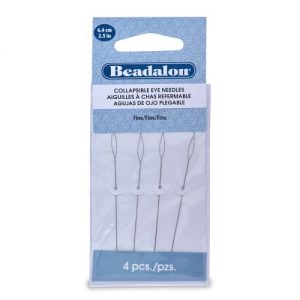 Shop Beading Needles! Beadalon Collapsible Eye Needles 2.5-Inch Fine 4 Pack | Shop jewelry making and beading supplies, tools & findings for DIY jewelry making and crafts. #jewelrymaking #diyjewelry #jewelrycrafts #jewelrysupplies #beading #affiliate #ad