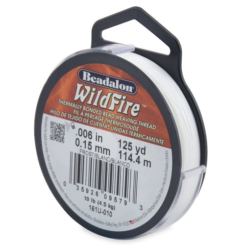Beadalon Wildfire .006-inch Frost, 125-yard