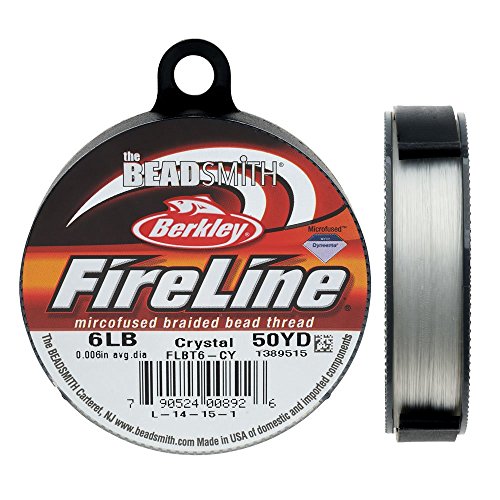 Fireline Xcr-1278 Crystal Braided Beading Thread, .006"/50 Yd