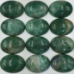 Shop Jade Stones & Crystals! 2pcs 22x30mm Verdite African Jade Cabochon Large Oval Cabochon Natural Green Gemstone Cabochon Jade Cabochon Designer Cabochon Cabs GC | Natural genuine stones & crystals in various shapes & sizes. Buy raw cut, tumbled, or polished gemstones for making jewelry or crystal healing energy vibration raising reiki stones. #crystals #gemstones #crystalhealing #crystalsandgemstones #energyhealing #affiliate #ad