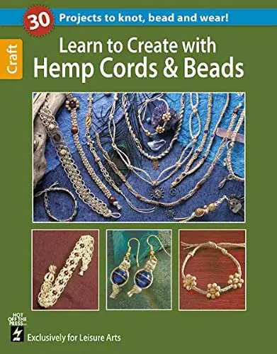 Shop Books About Hemp Jewelry Making! Learn to Create with Hemp, Cord, & Beads | Shop jewelry making and beading supplies, tools & findings for DIY jewelry making and crafts. #jewelrymaking #diyjewelry #jewelrycrafts #jewelrysupplies #beading #affiliate #ad