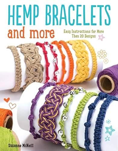 Shop Books About Hemp Jewelry Making! Tandy Leather Hemp Bracelets And More 61964-00 | Shop jewelry making and beading supplies, tools & findings for DIY jewelry making and crafts. #jewelrymaking #diyjewelry #jewelrycrafts #jewelrysupplies #beading #affiliate #ad