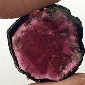 Shop Tourmaline Chip & Nugget Beads! 17mm Rare Watermelon Tourmaline Rough Slice, OOAK Watermelon Tourmaline Slice Pendant, Loose Tourmaline Jewelry, Tourmaline For Ring – PKSG8 | Natural genuine chip Tourmaline beads for beading and jewelry making.  #jewelry #beads #beadedjewelry #diyjewelry #jewelrymaking #beadstore #beading #affiliate #ad