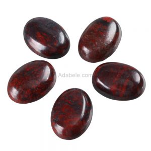 Shop Jasper Stones & Crystals! 2pcs AAA Natural Safflower Jasper Oval Cabochon Flatback Semi-precious Gemstone Cabochons 18x13mm #GO8-B | Natural genuine stones & crystals in various shapes & sizes. Buy raw cut, tumbled, or polished gemstones for making jewelry or crystal healing energy vibration raising reiki stones. #crystals #gemstones #crystalhealing #crystalsandgemstones #energyhealing #affiliate #ad