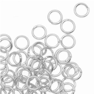 Shop Jump Rings! 300pcs* 6mm 18ga Jump Rings Silver/Gold/Bronze/Copper/Platinum*** Plated OPEN Heavy Gauge 6mm OD 4mm ID 1mm Thick Diy Jewelry Making Supply | Shop jewelry making and beading supplies, tools & findings for DIY jewelry making and crafts. #jewelrymaking #diyjewelry #jewelrycrafts #jewelrysupplies #beading #affiliate #ad