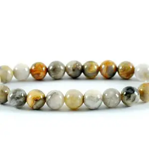 Shop Crazy Lace Agate Jewelry! Crazy Lace Agate Bracelet, Crazy Lace Agate Bracelets 8 mm, Yellow Beaded Agate Bracelets, Grey Beaded Agate Bead Bracelet, Crazy Lace | Natural genuine Agate jewelry. Buy crystal jewelry, handmade handcrafted artisan jewelry for women.  Unique handmade gift ideas. #jewelry #beadedjewelry #beadedjewelry #gift #shopping #handmadejewelry #fashion #style #product #jewelry #affiliate #ad