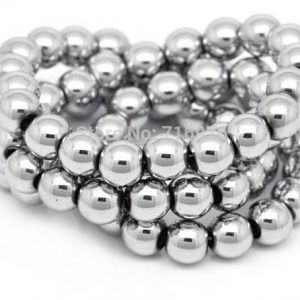 Shop Hematite Round Beads! U Pick 1 Strand/15" Healing Hematite Silver Plated Gemstone 4mm 6mm 8mm 10mm Round Loose Beads for Bracelet Necklace Earrings Jewelry Making | Natural genuine round Hematite beads for beading and jewelry making.  #jewelry #beads #beadedjewelry #diyjewelry #jewelrymaking #beadstore #beading #affiliate #ad