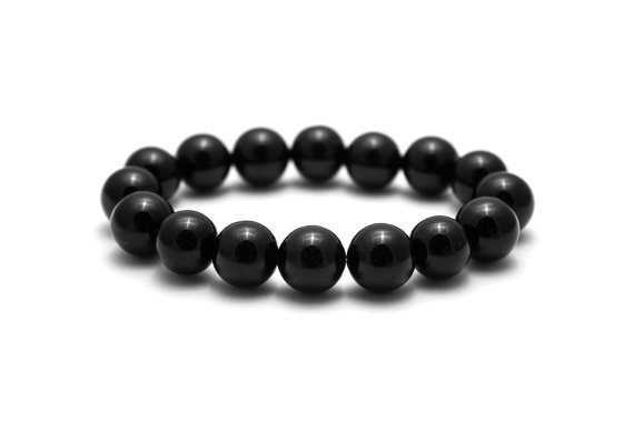 Onyx Bracelet, Mens Black Mala, Black Onyx Bracelet, Black Yoga Bracelet, Black Bracelet Mens, Mens Wrist Jewelry, Meditation Bracelet