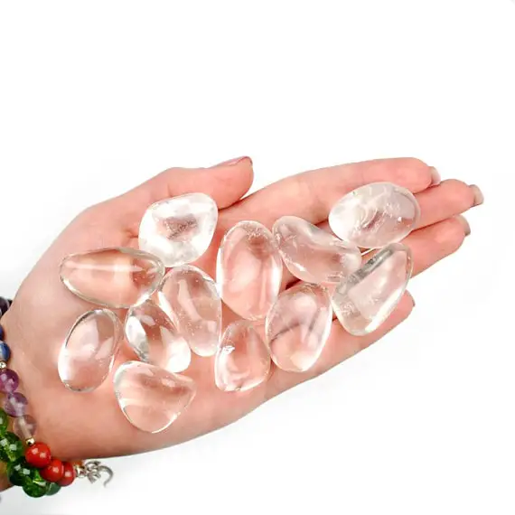 Clear Quartz Tumbled Stone, Clear Quartz, Tumbled Stones, Stones, Crystals, Rocks, Gifts, Wedding Favors, Gemstones, Gems, Zodiac Crystals