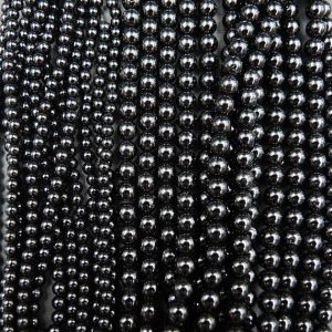A+ Genuine Natural Black Tourmaline Beads 4mm 6mm 8mm 10mm 12mm Round Beads High Quality Black Gemstone Full 15.5" Strand | Natural genuine beads Tourmaline beads for beading and jewelry making.  #jewelry #beads #beadedjewelry #diyjewelry #jewelrymaking #beadstore #beading #affiliate #ad