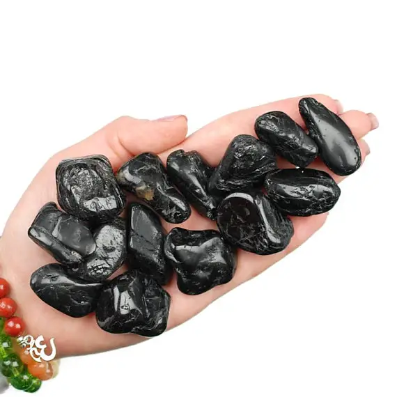 Black Tourmaline Tumbled Stone, Tourmaline, Tumbled Stones, Crystals, Stones, Gifts, Rocks, Gems, Gemstones, Zodiac Crystals, Healing Stone