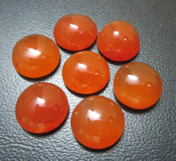 12mm Carnelian Cabochon Round Have Lots Of Gorgeous Gemstone, Beautiful Orange Carnelian Round Cabochon Loose Gemstone