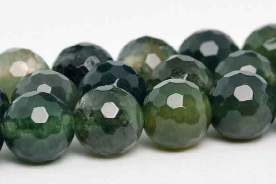 Botanical Moss Agate Beads Grade Aaa Genuine Natural Gemstone Micro Faceted Round Loose Beads 6mm 8mm 10mm 12mm Bulk Lot Options