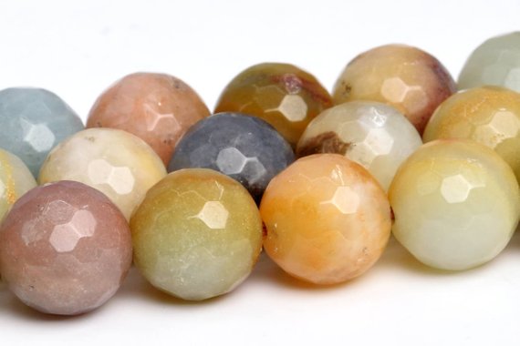 Microcline Beads Grade Aa Genuine Natural Gemstone Micro Faceted Round Loose Beads 6mm 8mm 10mm Bulk Lot Options