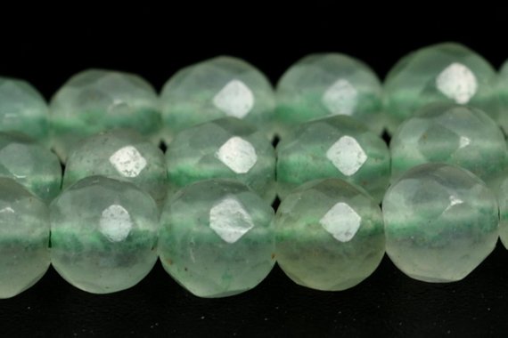 4mm Green Aventurine Beads Grade Aaa Genuine Natural Gemstone Faceted Round Loose Beads 15" / 7.5" Bulk Lot Options (100634)
