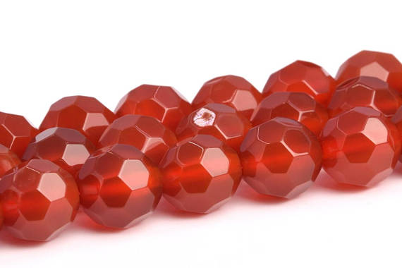 Red Carnelian Beads Grade Aaa Genuine Natural Gemstone Micro Faceted Round Loose Beads 8mm 10mm Bulk Lot Options