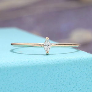 Shop Diamond Jewelry! Diamond engagement ring yellow gold ring Simple solitaire ring Dainty gemstone ring Minimalist diamond ring Marquise cut ring delicate ring | Natural genuine Diamond jewelry. Buy handcrafted artisan wedding jewelry.  Unique handmade bridal jewelry gift ideas. #jewelry #beadedjewelry #gift #crystaljewelry #shopping #handmadejewelry #wedding #bridal #jewelry #affiliate #ad