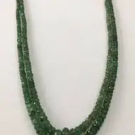 Raw Emerald Necklace Christmas Gifts for Her Emerald 