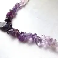 Ombre jewellery Gemstone necklace- Fluorite purple /& green Ombre with sterling silver chain half and half necklace OOAK gemstone jewelry