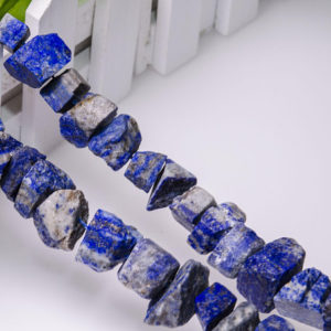 Shop Crystal Beads for Jewelry Making! Full Strand Lapis Lazuli Raw Rough Natural Stone Center Drilled  Crystal Healing Stone Points/Beads for Jewelry Making Luck Gift | Natural genuine beads Quartz beads for beading and jewelry making.  #jewelry #beads #beadedjewelry #diyjewelry #jewelrymaking #beadstore #beading #affiliate #ad