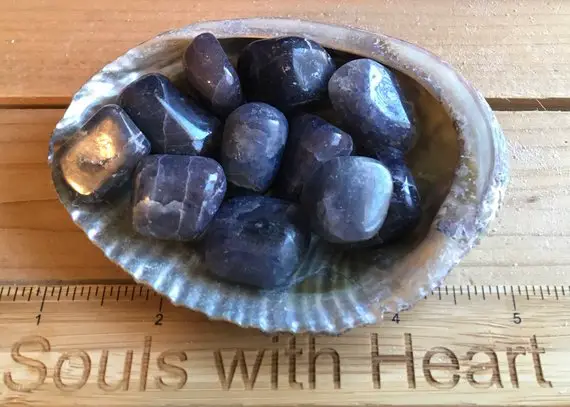 Iolite Small Tumbled Stone, Stone Of Vision,aids In Understanding And Releasing, Healing Stone, Meditation Stone, Healing Crystal