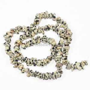 Shop Jasper Chip & Nugget Beads! 1 Strand/33" Top Quality Natural Dalmatian Jasper Healing Gemstone Free Form 5-8mm Stone Chip Beads for Earrings Bracelet Jewelry Making | Natural genuine chip Jasper beads for beading and jewelry making.  #jewelry #beads #beadedjewelry #diyjewelry #jewelrymaking #beadstore #beading #affiliate #ad