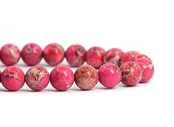 U Pick Top Quality Natural Rose Red Regalite Jasper Gemstone 4mm 6mm 8mm 10mm Round Stone Beads 15 Inch Per Strand For Jewelry Craft Making