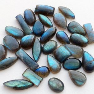 Shop Labradorite Cabochons! 13-25mm Labradorite Plain  Cabochons, Labradorite Flat Back Mix Cabochon, Labradorite Gemstones For Jewelry (5Pcs To 10pcs Options) – NNP662 | Natural genuine stones & crystals in various shapes & sizes. Buy raw cut, tumbled, or polished gemstones for making jewelry or crystal healing energy vibration raising reiki stones. #crystals #gemstones #crystalhealing #crystalsandgemstones #energyhealing #affiliate #ad