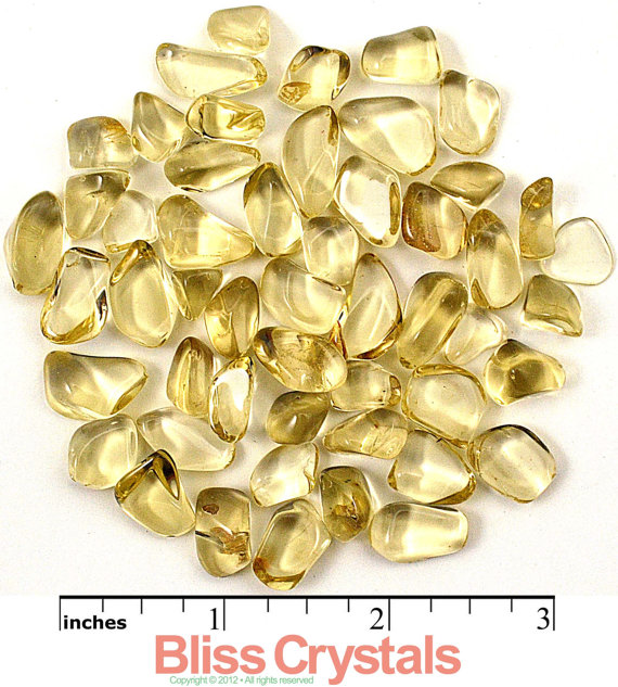 3 Xs Gem Labradorite Golden Yellow Tumbled Stone - Healing Crystals And Stones #jn33