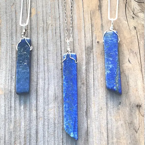 Lapis; Lapis Lazuli; Lapis Lazuli Pendant; Lapis Lazuli Necklace; Sterling Silver