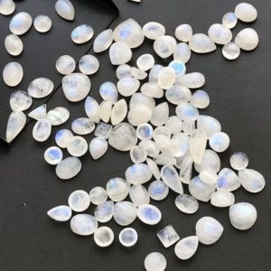Shop Rainbow Moonstone Cabochons! 6-12mm Rainbow Moonstone Plain Flat Back Cabochons, Mixed Shape Lot Cabochons, Loose Rainbow Moonstone For Jewelry (5Pcs To 10Pcs Options) | Natural genuine stones & crystals in various shapes & sizes. Buy raw cut, tumbled, or polished gemstones for making jewelry or crystal healing energy vibration raising reiki stones. #crystals #gemstones #crystalhealing #crystalsandgemstones #energyhealing #affiliate #ad