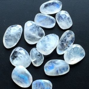 Shop Moonstone Cabochons! 11-13mm Rainbow Moonstone Cabochons, Rainbow Moonstone Rose Cut, Loose Moonstone Flat Back Gems For Jewelry (5Pcs To 10Pcs Options) | Natural genuine stones & crystals in various shapes & sizes. Buy raw cut, tumbled, or polished gemstones for making jewelry or crystal healing energy vibration raising reiki stones. #crystals #gemstones #crystalhealing #crystalsandgemstones #energyhealing #affiliate #ad