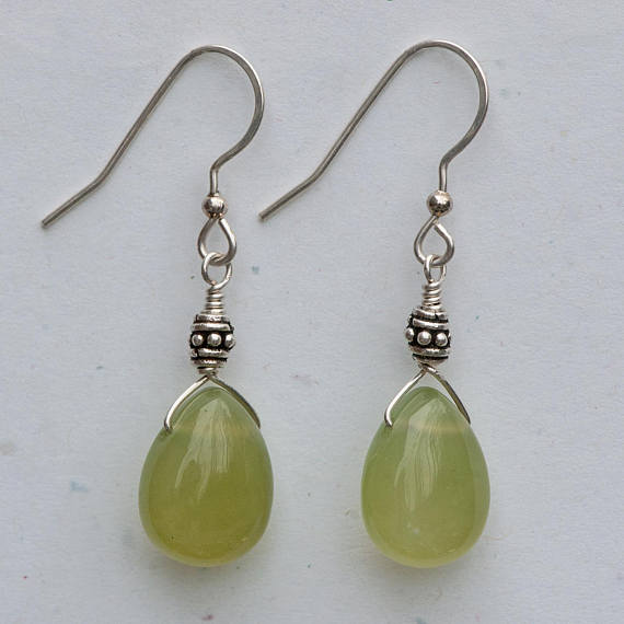 Olive Serpentine Earrings