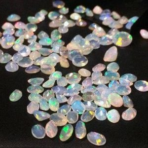 Shop Opal Cabochons! 3x5mm Ethiopian Opal Faceted Oval Cut Stone, Fire Opal Faceted Cabochons, Ethiopian Welo Opal Cut Stone (2Pcs To 10Pcs Options) – KS101A | Natural genuine stones & crystals in various shapes & sizes. Buy raw cut, tumbled, or polished gemstones for making jewelry or crystal healing energy vibration raising reiki stones. #crystals #gemstones #crystalhealing #crystalsandgemstones #energyhealing #affiliate #ad