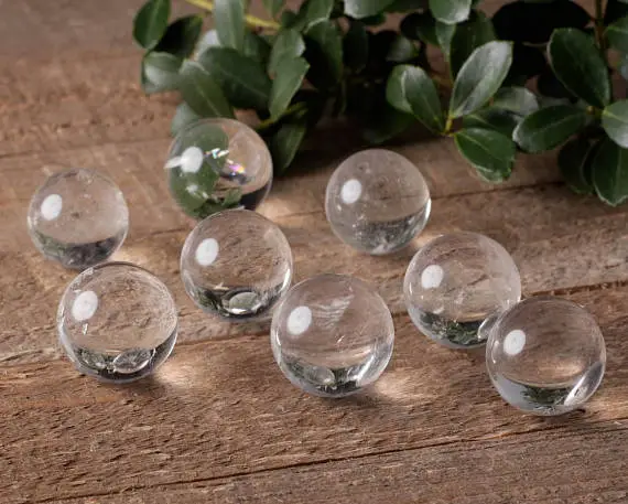 Clear Quartz Crystal Sphere - Crystal Ball, Housewarming Gift, Home Decor, E0617