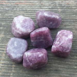 Shop Tumbled Lepidolite Crystals & Pocket Stones! SIX (6) LEPIDOLITE Tumbled Stones Medium/Large Natural Tumble Stones | Natural genuine stones & crystals in various shapes & sizes. Buy raw cut, tumbled, or polished gemstones for making jewelry or crystal healing energy vibration raising reiki stones. #crystals #gemstones #crystalhealing #crystalsandgemstones #energyhealing #affiliate #ad