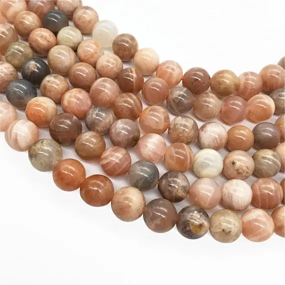 Natural Sunstone Round Beads,6mm 8mm 10mm 12mm Gemstone Beads ,approx 15.5 Inch Strand