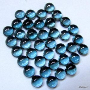 Shop Topaz Cabochons! 10 pcs 6mm London Blue Topaz cabochon Round Loose Gemstone AAA++ quality 100% Natural London Blue Topaz Round cabochon Gemstone top quality | Natural genuine stones & crystals in various shapes & sizes. Buy raw cut, tumbled, or polished gemstones for making jewelry or crystal healing energy vibration raising reiki stones. #crystals #gemstones #crystalhealing #crystalsandgemstones #energyhealing #affiliate #ad