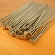 Bulk/fingerpick 100 Pcs Antique Copper FLAT Headpins Head Pins T Pins 2 Inch  50mm 22gauge 22G TPIN-22G-50 