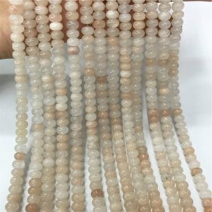 Shop Aventurine Rondelle Beads! 8x5mm Pink Aventurine Rondelle Beads, Rondelle Stone Beads, Gemstone Beads | Natural genuine rondelle Aventurine beads for beading and jewelry making.  #jewelry #beads #beadedjewelry #diyjewelry #jewelrymaking #beadstore #beading #affiliate #ad